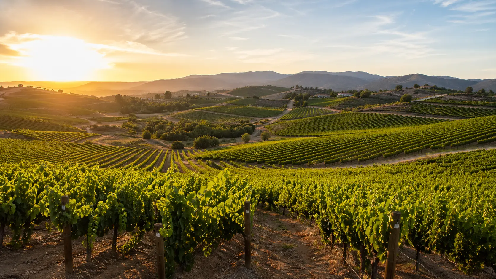 Riverside County vineyard landscape representing home health care services in Riverside County